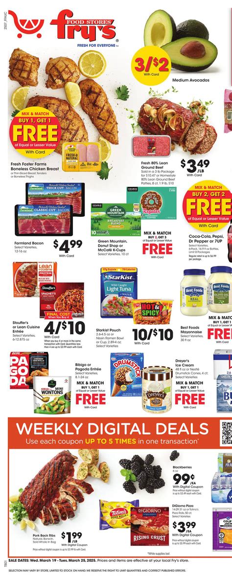 Fry's Weekly Ad March 19 - 25, 2025 | WeeklyAds2