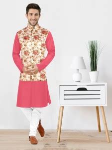 Kurta Pajama With Jacket - Buy Designer Kurta Pajama With Jacket online ...