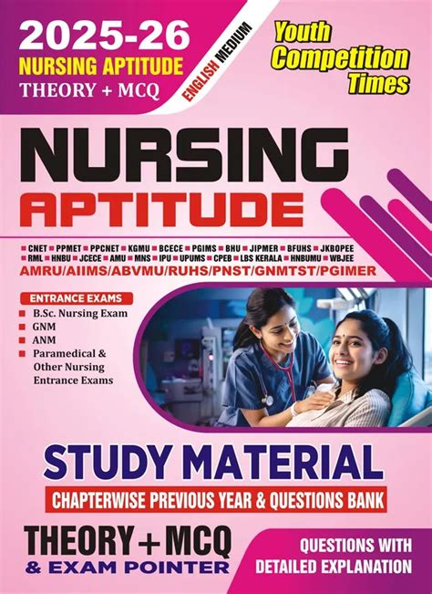 Yctbooks NURSING Aptitude Study Material Theory MCQ 2025-26_POD_English ...