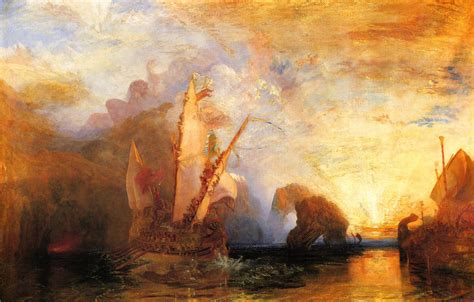 turner paintings | painting, this painting (Ulysses deriding Polyphemus by J.M.W Turner ...
