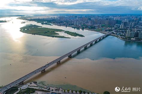 湖北襄阳：修复襄水岸线 重现古水道风貌-人民图片网