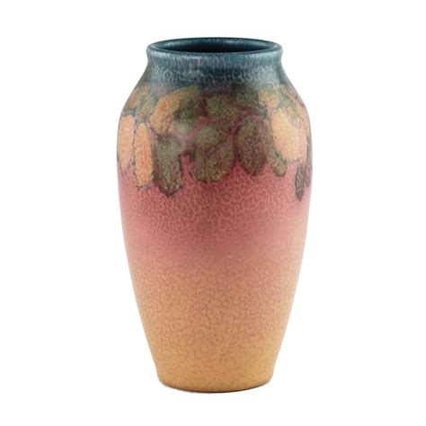 Rookwood Pottery Nasturtium Vellum Vase, Signed Sallie Coyne at 1stDibs ...