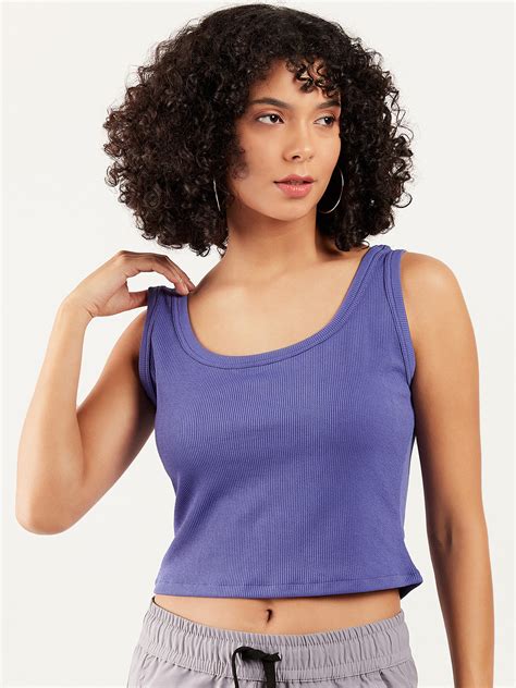 Athena Ribbed Scoop Neck Tank Crop Top – Athena Lifestyle