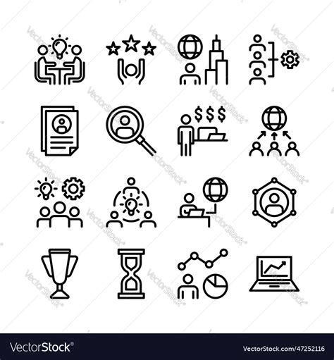 Vector Business Icon Set 的图像结果