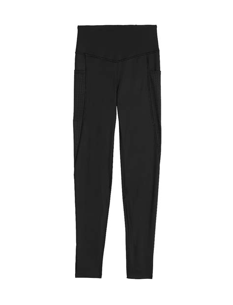 Buy Go Train Mesh High Waisted Gym Leggings at Marks & Spencer