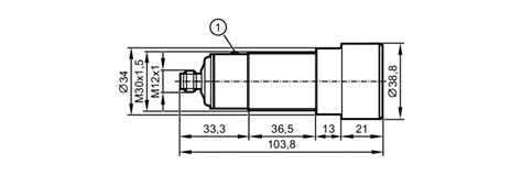 UIT504 - Ultrasonic sensor - ifm