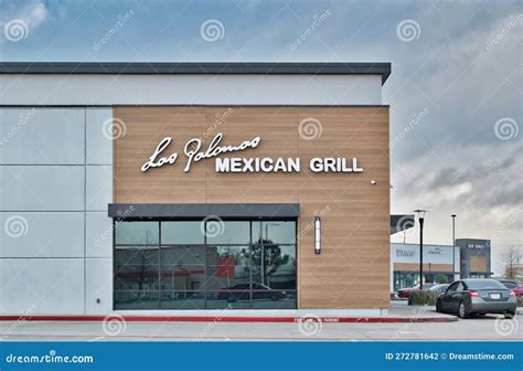 Las Palomas Mexican Grill Exterior in a Shopping Center in Houston, TX ...