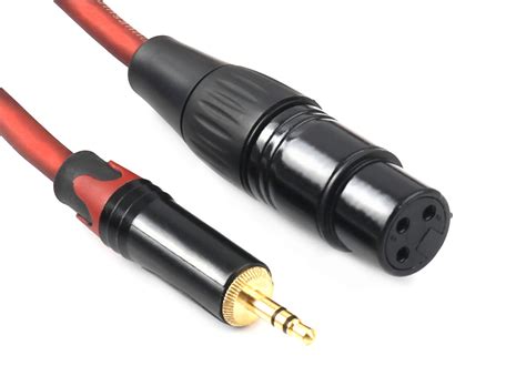 Female XLR to 1/8″ inch Microphone Cable, 3.5mm to 3 Pin XLR Female ...