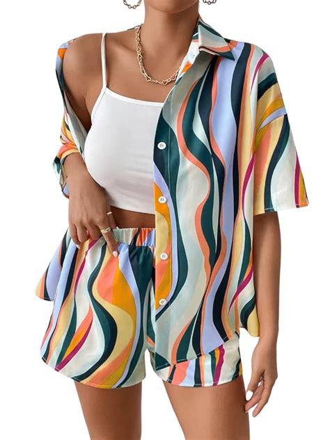 Buy COOL AND CASUAL Women Polyester Blend Printed Dresses Co Ord Set ...