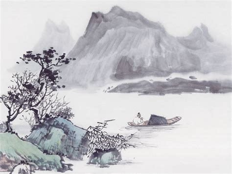 国画大师林德坤山水画作品《山河颂》,客厅装饰画-【易从网】 | Asien
