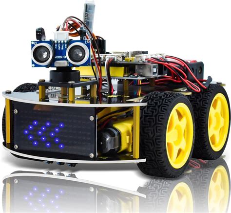 KEYESTUDIO Smart Car Robot,4WD Programmable DIY India | Ubuy