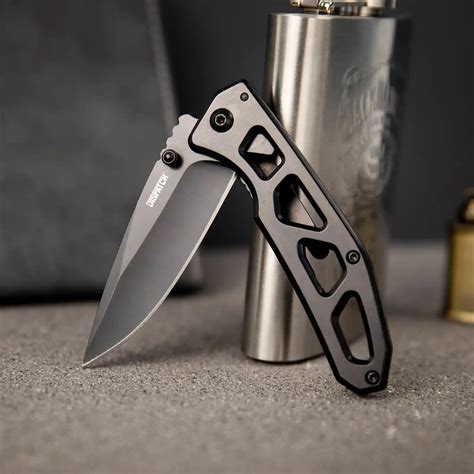 Folding Knife With 8Cr13MoV Stainless Steel Black Blade for EDC ...
