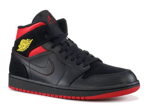 Black red yellow jordans online