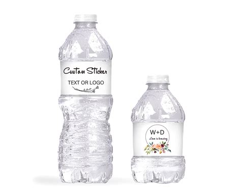 Water Bottle Logo Labels at Brodie Hannell blog