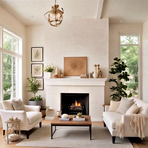 40 Painted Brick Fireplace Ideas That Make a Statement