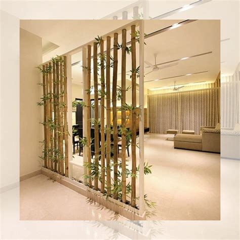 Bamboo Wooden Partition Services in Noida | Best Awnings for Balconies ...