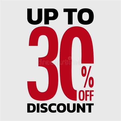 Up To 30 Percentage Off Sale Stock Vector - Illustration of banner ...