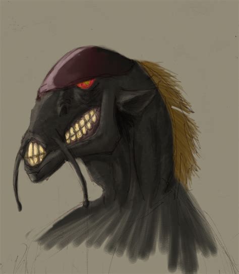 Alien Race Concept Art - downxup