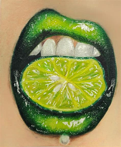 Drawing Colored Pencil Lips at Elisa Champagne blog