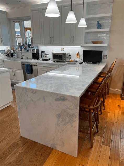 Custom Island Sizes for Prefab Countertops - Artistic Stone Kitchen ...
