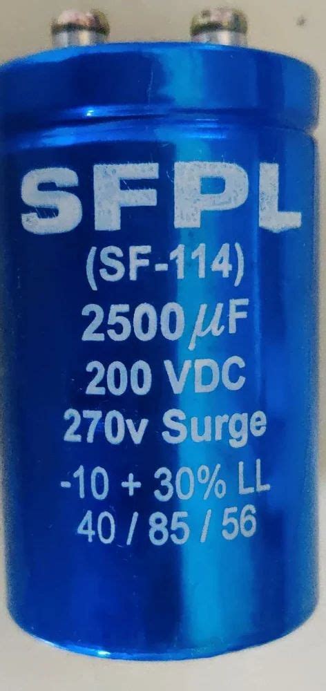 Running Capacitor - 200 mfd 350 vac Simcap make capacitor Manufacturer ...
