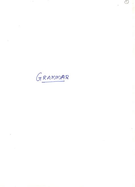 FLAT- Problems- Scanned - G RAMMAR Construct a parse tree, derive and ...