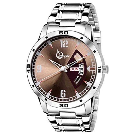Shunya Casual Analogue Brown Dial Men Watch-EG-M-120 : Amazon.in: Fashion