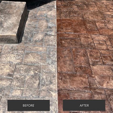 Direct Colors Antiquing Stamped Concrete Stain Chocolate Solvent-based ...