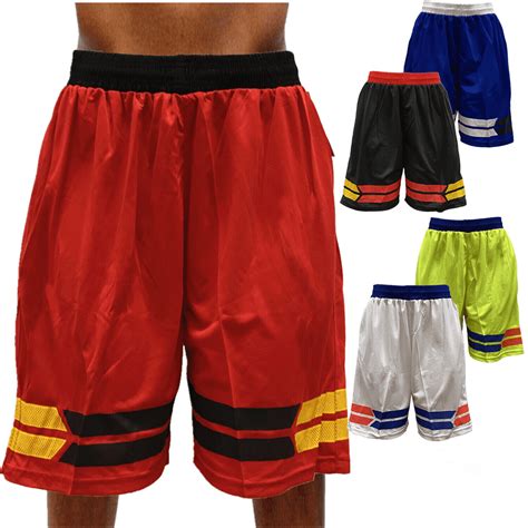 Stripes Men Basketball Shorts Mesh Quick Dry Sport Dri-fit Pants with ...