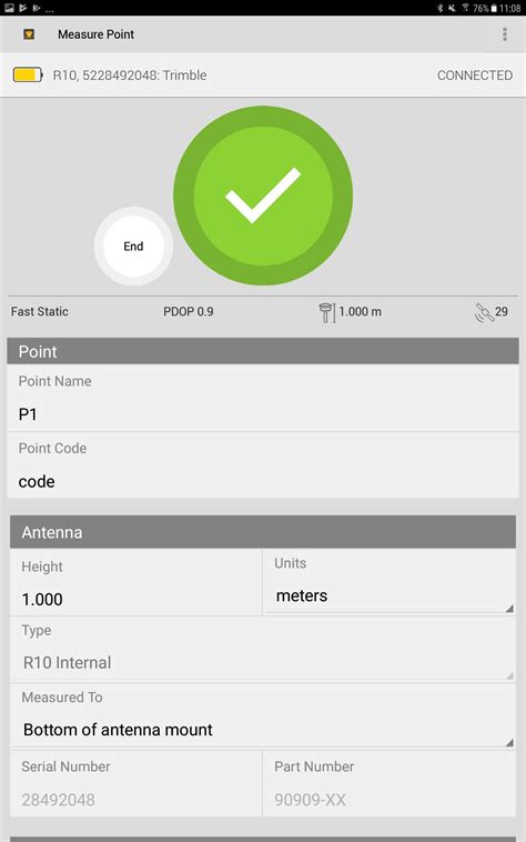 Trimble App 的图像结果
