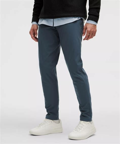 Lululemon Abc Slim-fit 5 Pocket Pants 30l Warpstreme In Blue | ModeSens
