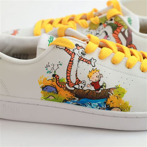 Calvin & Hobbes Custom Adidas Sneakers India | Moreiarty