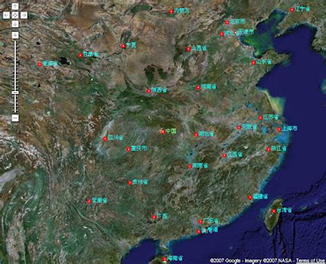圖樂坊: 清晰的卫星中国地图(找找你的家)