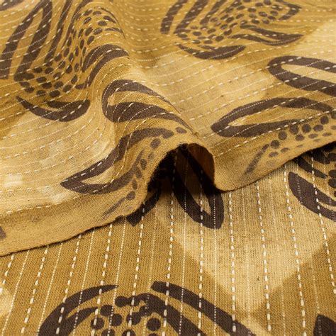 Shop Pure Cotton Dabu Kantha Floral Printed Fabric – Dmaasa