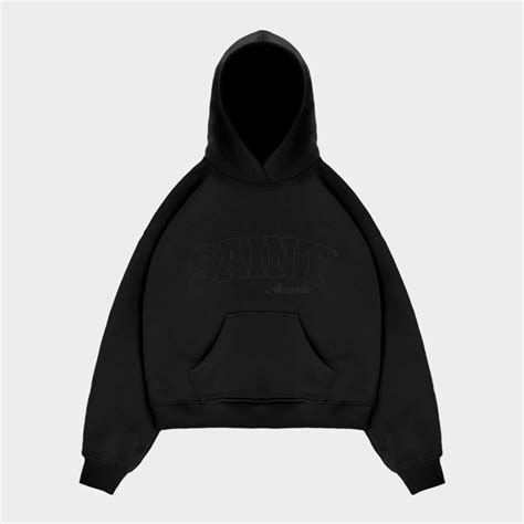 Chain Stitch Hoodie In Onyx – SAINT ALEXANDER
