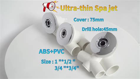 Bathtub Whirlpool 65mm Abs Concrete Spa Jet Massage Nozzle Whirlpool ...