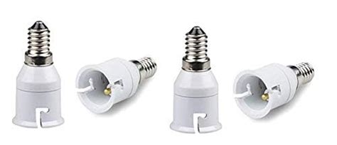 Buy DECOFOLD Copper, White, E14 to B22 Bulb Convertor Holder | Lamp ...