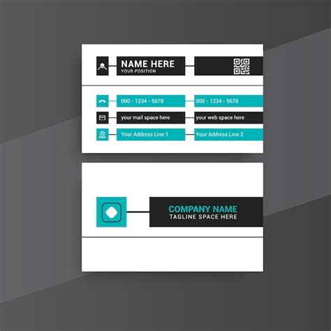 Free Excel Business Card Template 的图像结果