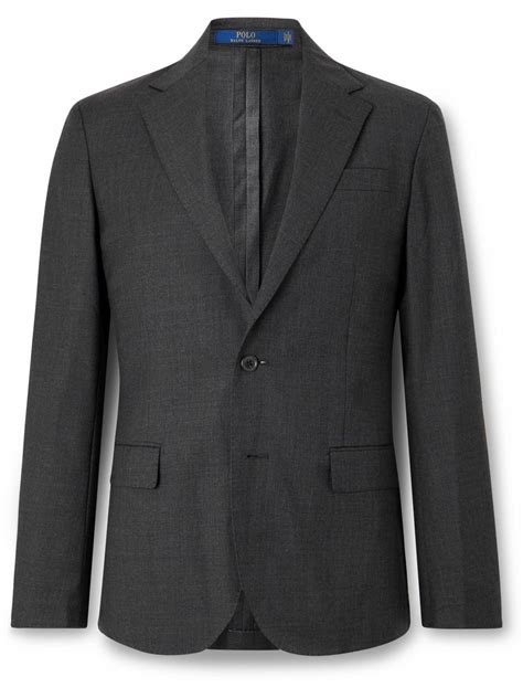 Polo Ralph Lauren - Wool-Blend Suit Jacket - Black Polo Ralph Lauren