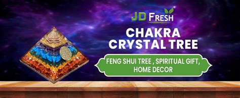 Buy JD FRESH 7 Chakra Crystal Tree| showpiece Crystal Tree for Good ...