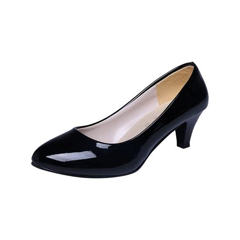 Dressy Kitten Heels for Women Office Elegant Low Heel Dress Shoes ...