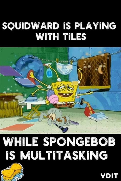 Image result for Spongebob Multitasking
