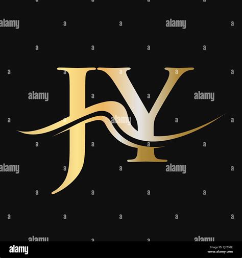 Letter JY Logo Design. Initial JY Logotype Template For Business And ...