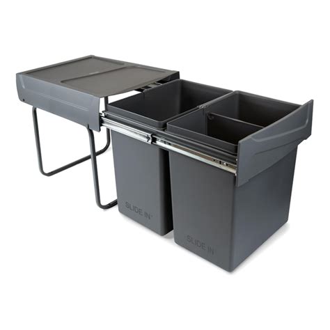 Sliding Pullout Waste Bin - Slide In | Slide In Hardware