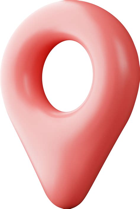 3D Map Pin PNG File 的图像结果