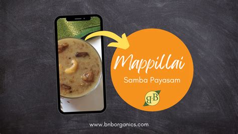 Mappillai Samba Payasam – B&B Organics