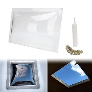 RV Skylight Outer Dome,18"x26" OD Universal Skylight Fits All Standard ...