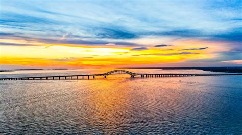 Robert Moses Causeway Bridge West Islip, NY Sunset – DrBrennanMD Shop