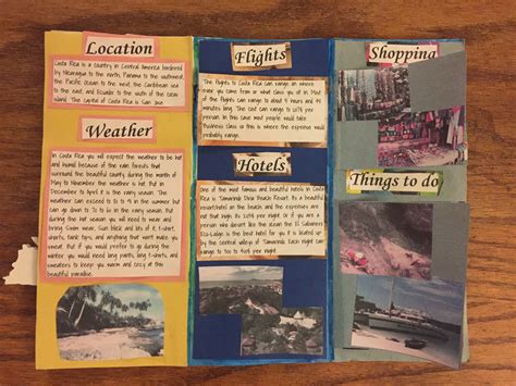 How To Make A Travel Brochure For School Project Online - Design Talk