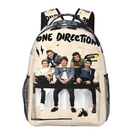 One Direction Backpack College Bag Lightweight Bookbag Casual Daypack ...